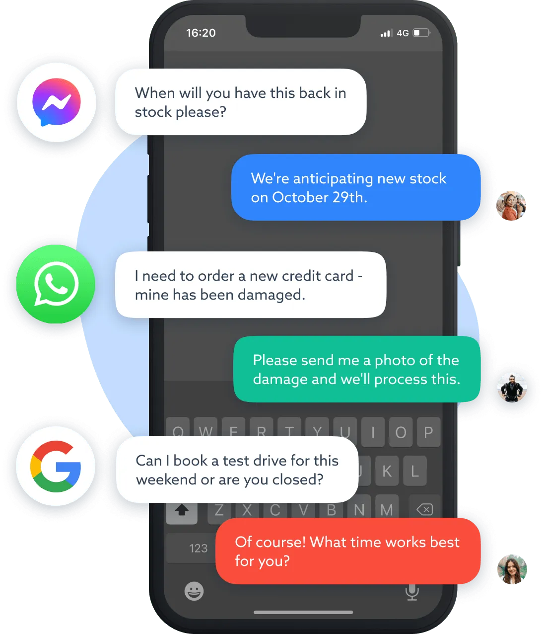 All-in-One messaging on smartphone