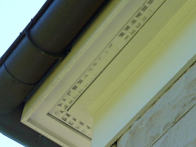 Blocked soffit vents