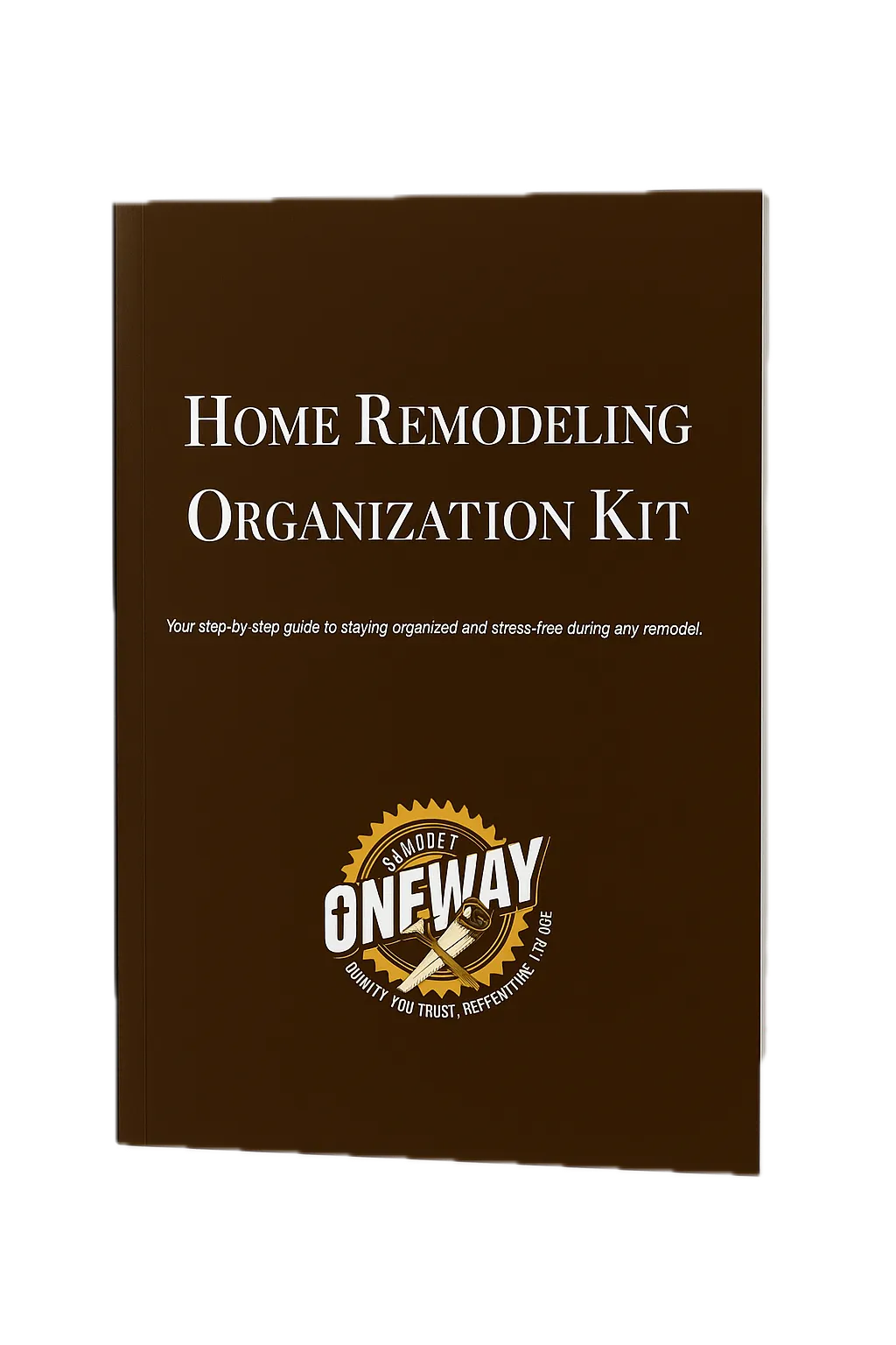 home remodeling organization kit cover