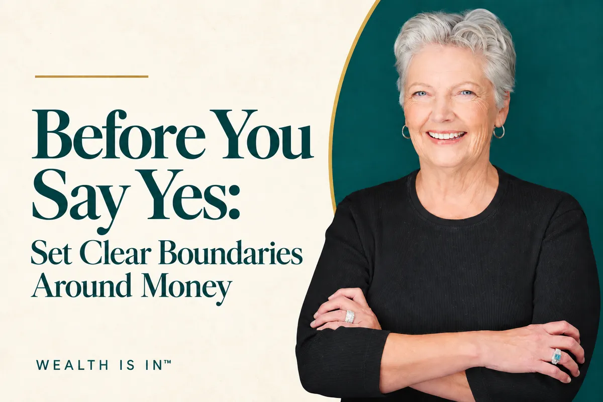 Before You Say Yes: Set Clear Boundaries Around Money — approved Journal cover