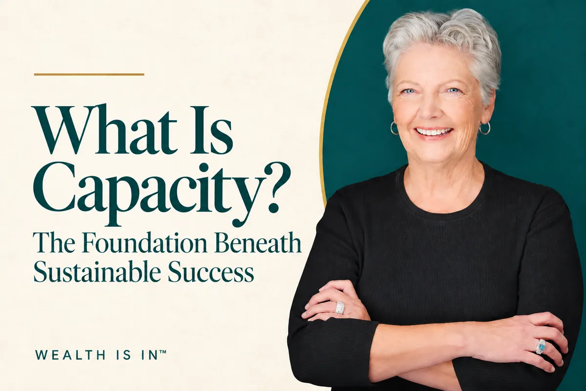 What Is Capacity? The Foundation Beneath Sustainable Success — approved Journal cover