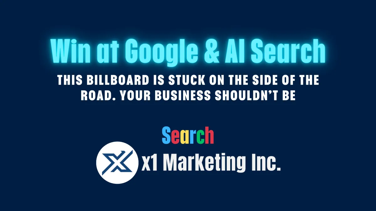 Billboard for X1 Marketing Inc in Peoria