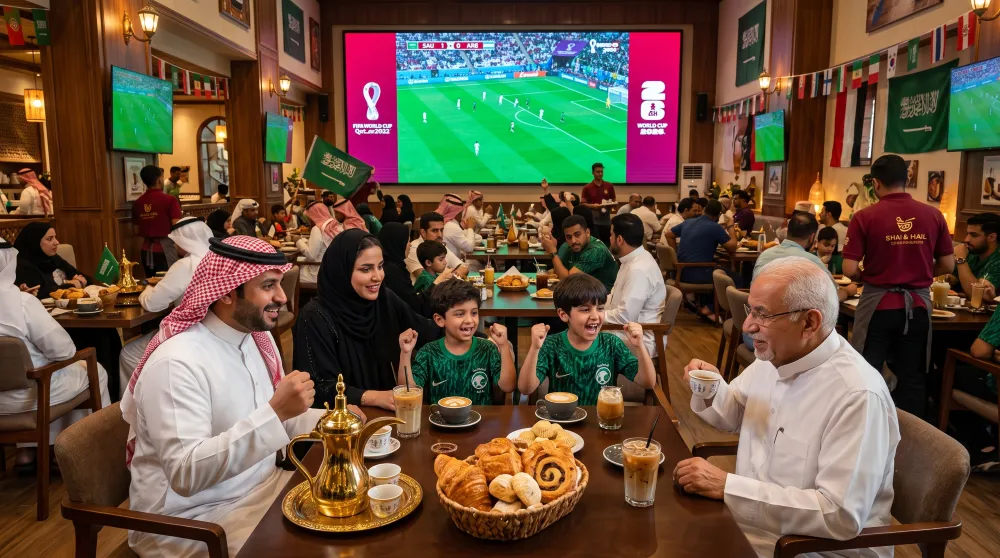 عروض كأس العالم 2026 أفضل عروض الكافيهات لمشاهدة المباريات في شاي وهيل