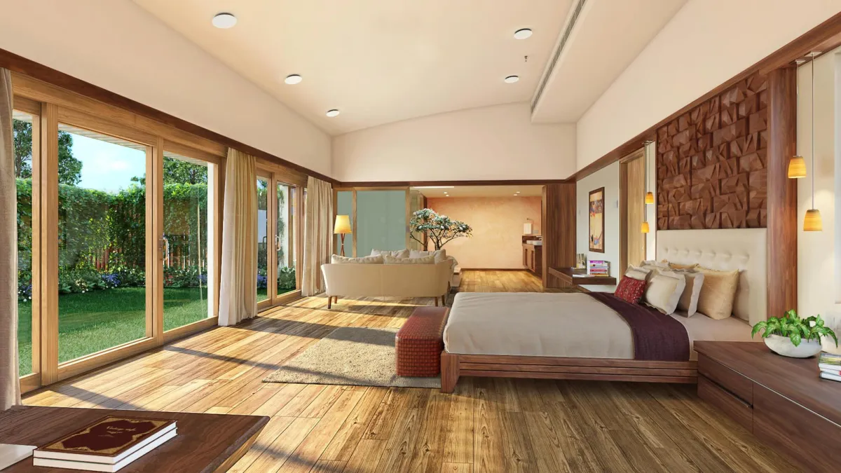 white couch and brown wooden table