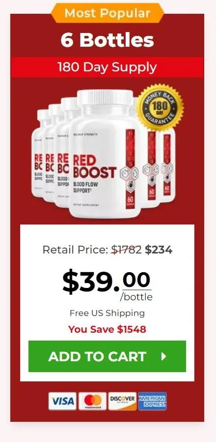 Red Boost 6 Bottle
