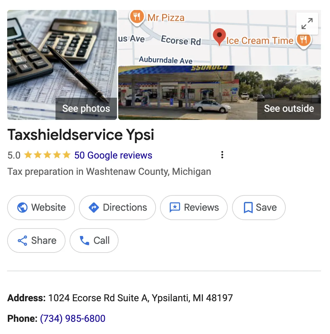 Tax shield service Ypsi tax preparation and refund advances reviews