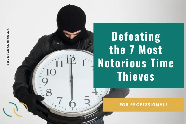The 7 Time Thieves for SALES PROFESSIONALS and How to Defeat Them