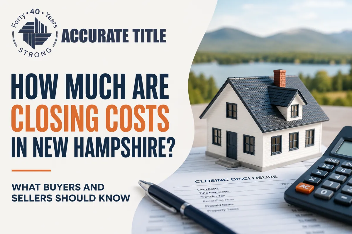 How Much Are Closing Costs in New Hampshire? What Buyers and Sellers Should Know