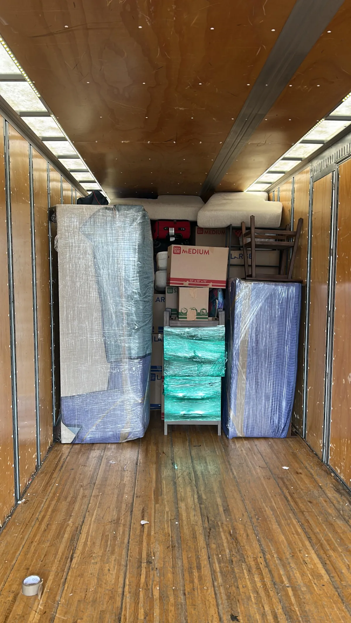 Moving team loading a truck