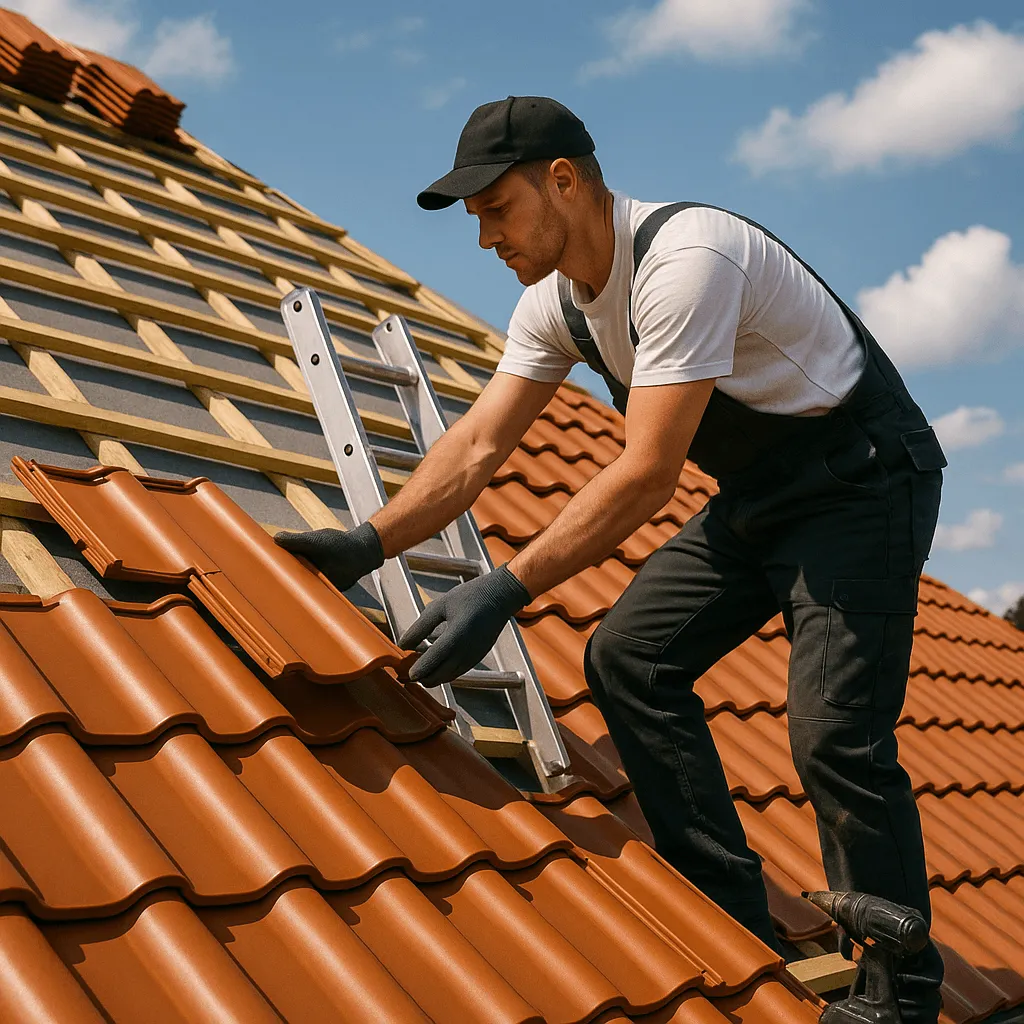 Neueindeckung Ziegel Schiefer Hamburg Pinneberg Dachdecker Dachprofi 24/7