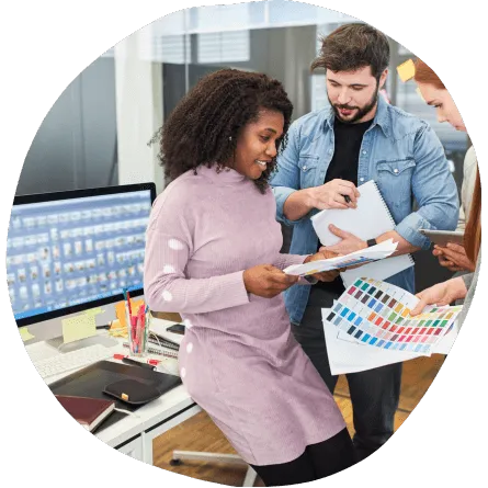 CirroAds product illustration showing campaign metrics