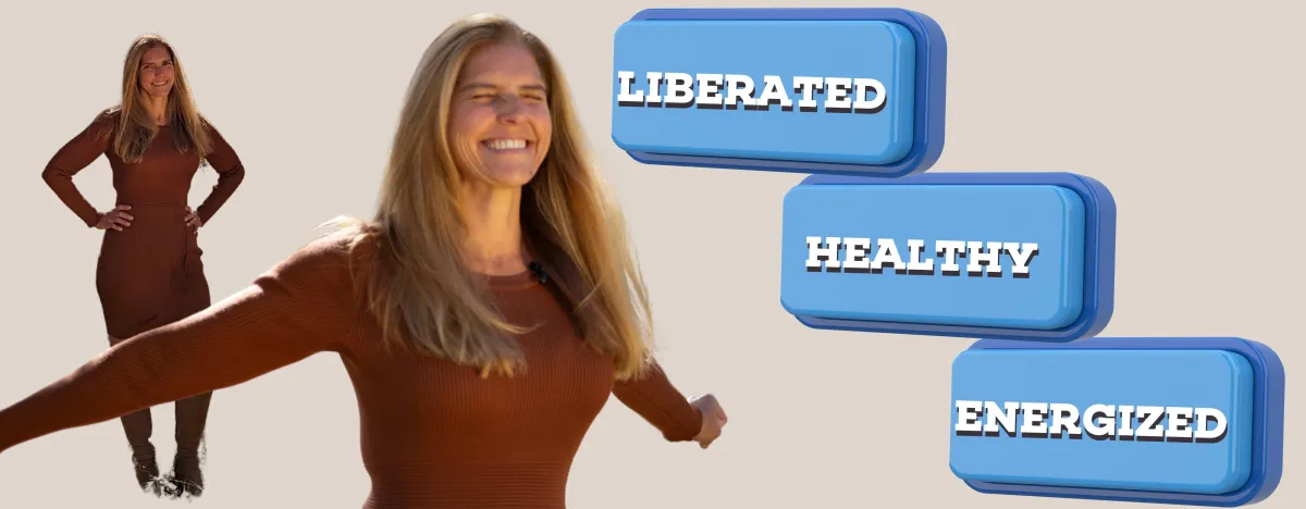 Emery Coaching Client Feeling Liberated, Healthy, and Energized After Health Transformation Journey Through Habit-Based Coaching for Sustainable Weight Loss and Wellness.