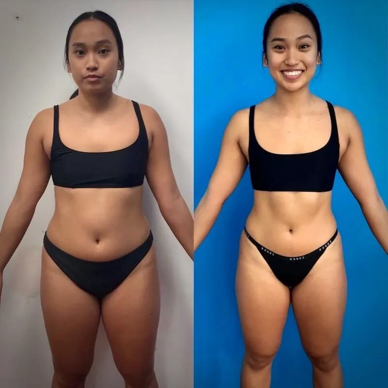 Transform 40  fat loss transformation woman