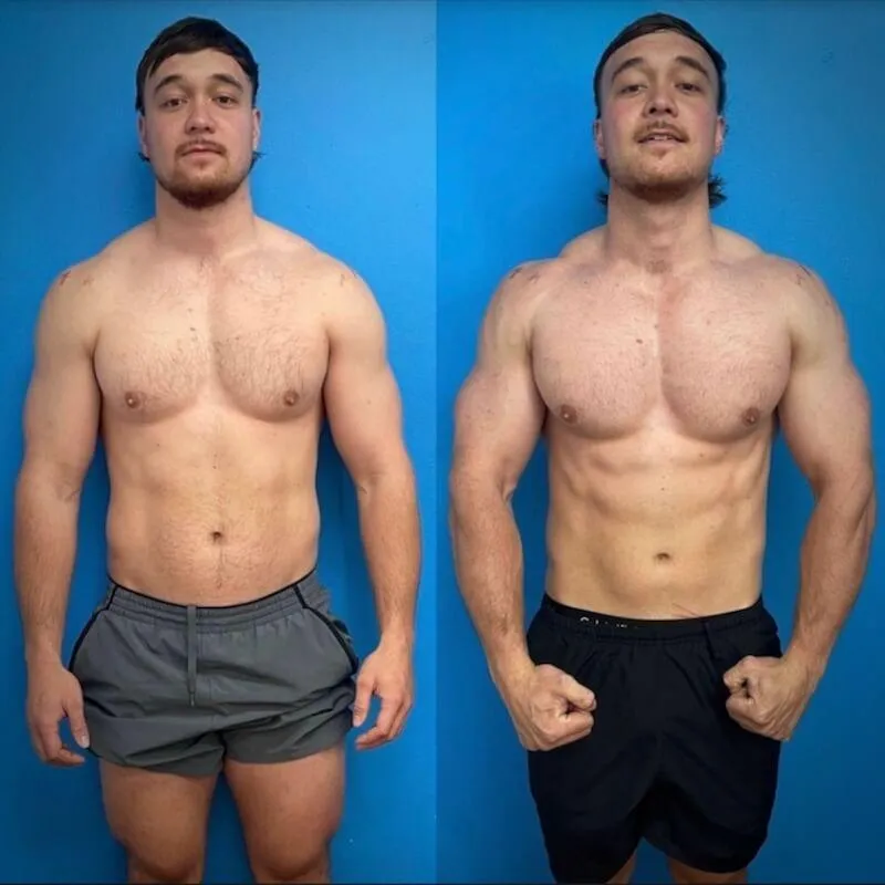 male gym muscle building
