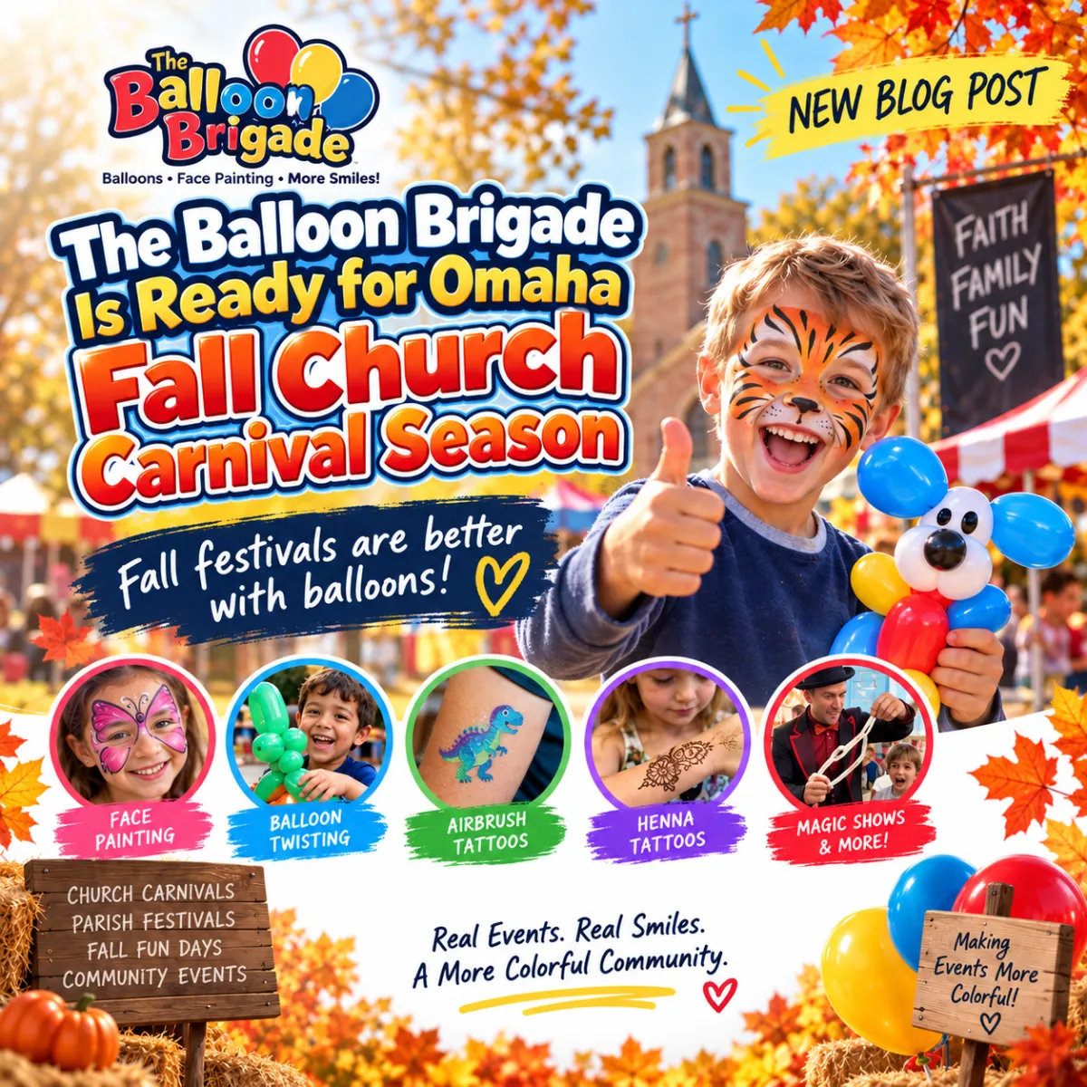 The Balloon Brigade - Omaha Fall Church Carnival Season