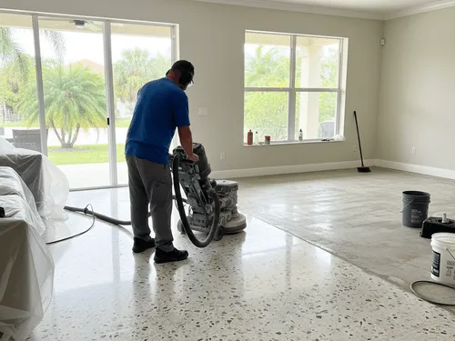 Terrazzo Floor Restoration in Naples, FL