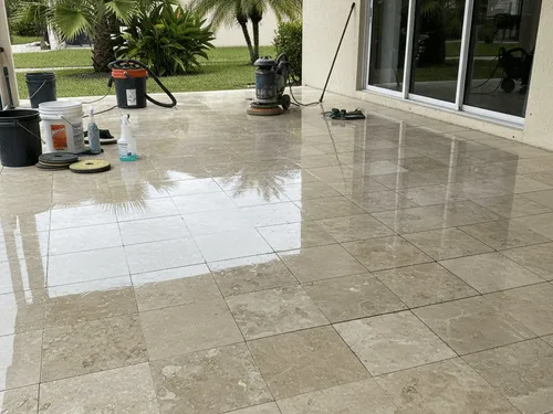 Travertine Restoration in Naples, FL