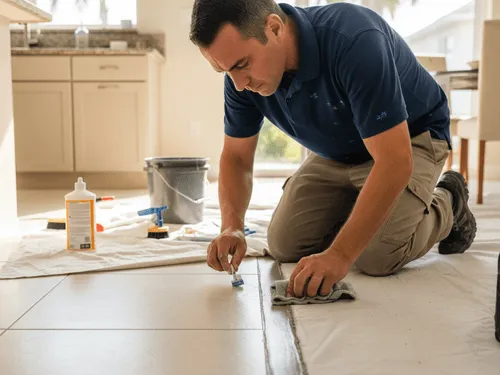 Naples, FL Grout Color Sealing