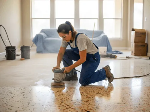 Aqualane Shores, FL Terrazzo Floor Restoration