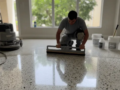 Naples, FL Terrazzo Floor Restoration