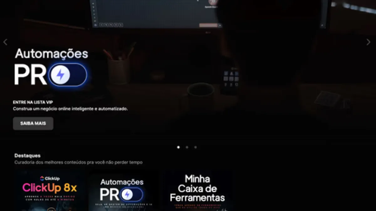 Plataforma e Área de Membros