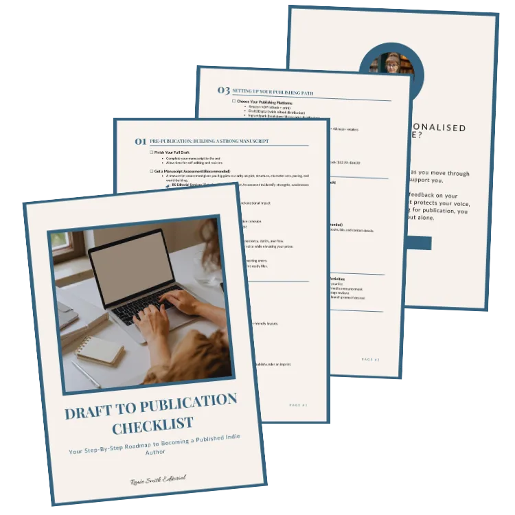 Draft-to-Publication Checklist PDF for independent authors | Step-by-step self-publishing guide