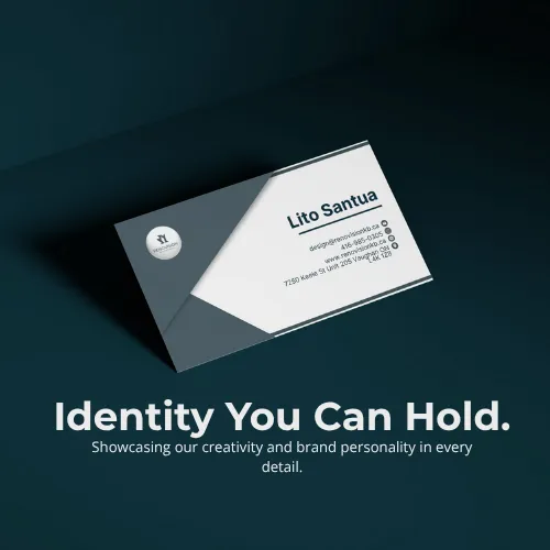 Elegant business card featuring minimalist design, logo placement, and consistent brand colors.