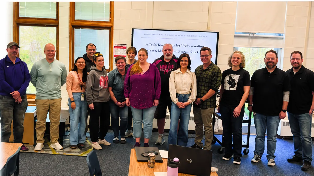 McKinley Academy educators and partners gathered after a Trait-Based training in Manitowoc, Wisconsin.