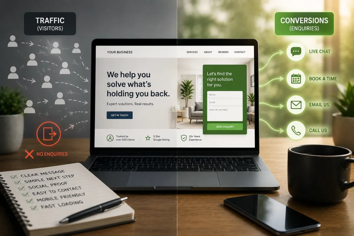 Your Website Is Getting Traffic.