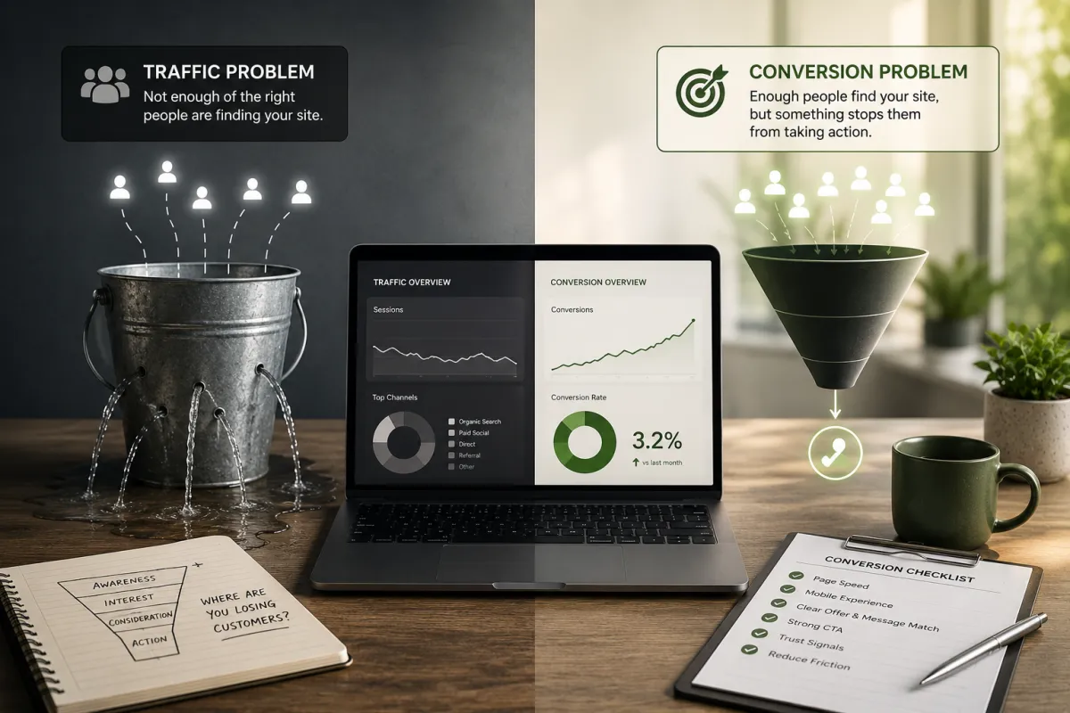 Do You Have a Traffic Problem or a Conversion Problem?