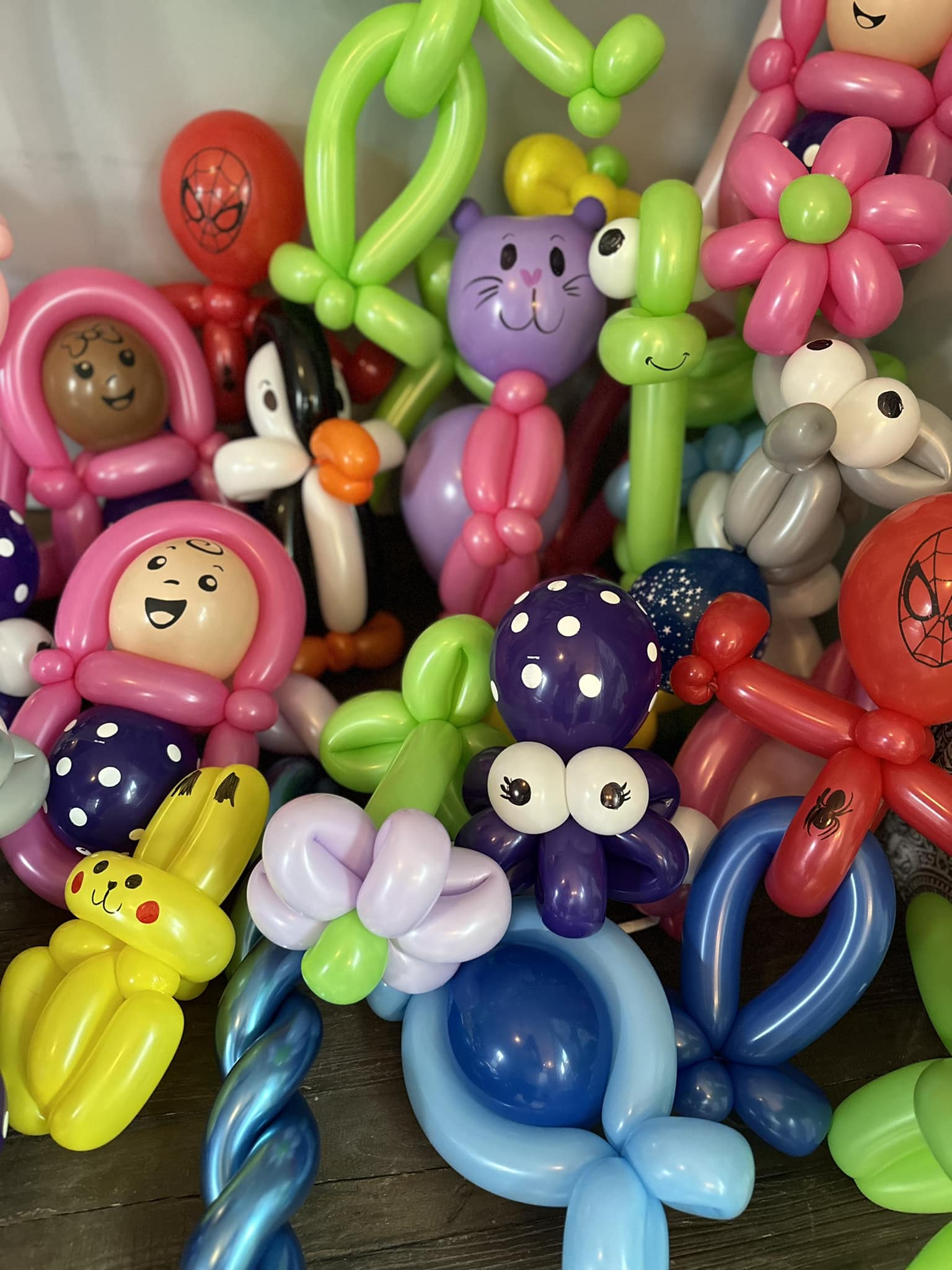 Elevated balloon twisting and sculptural art for professional event entertainment.