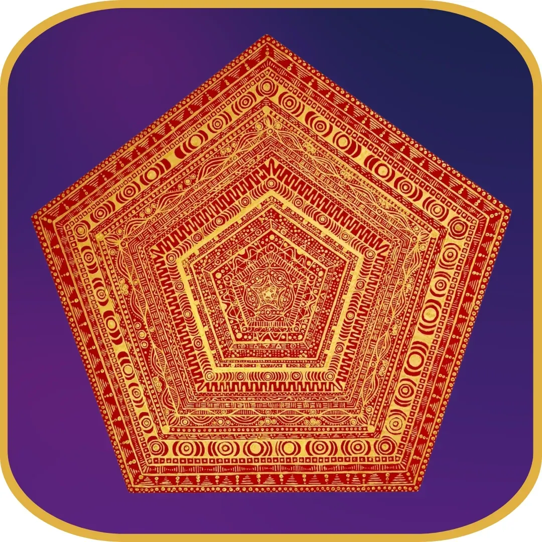 Das Portal der Bestimmung – pentagonförmiges Kunstwerk