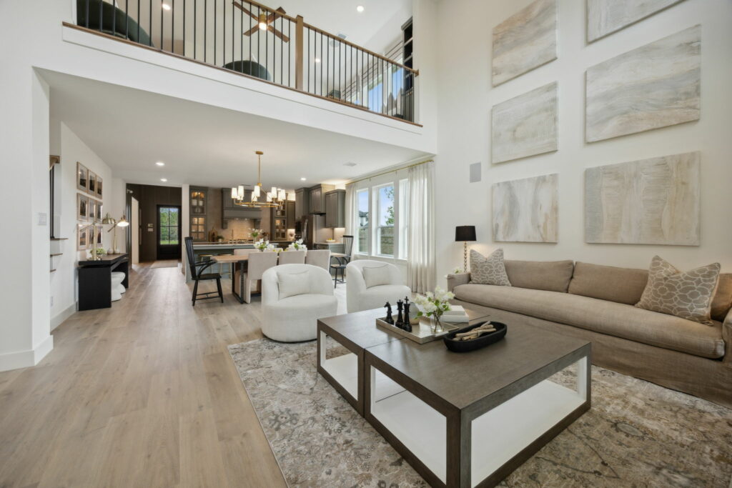 Living room in a modern home