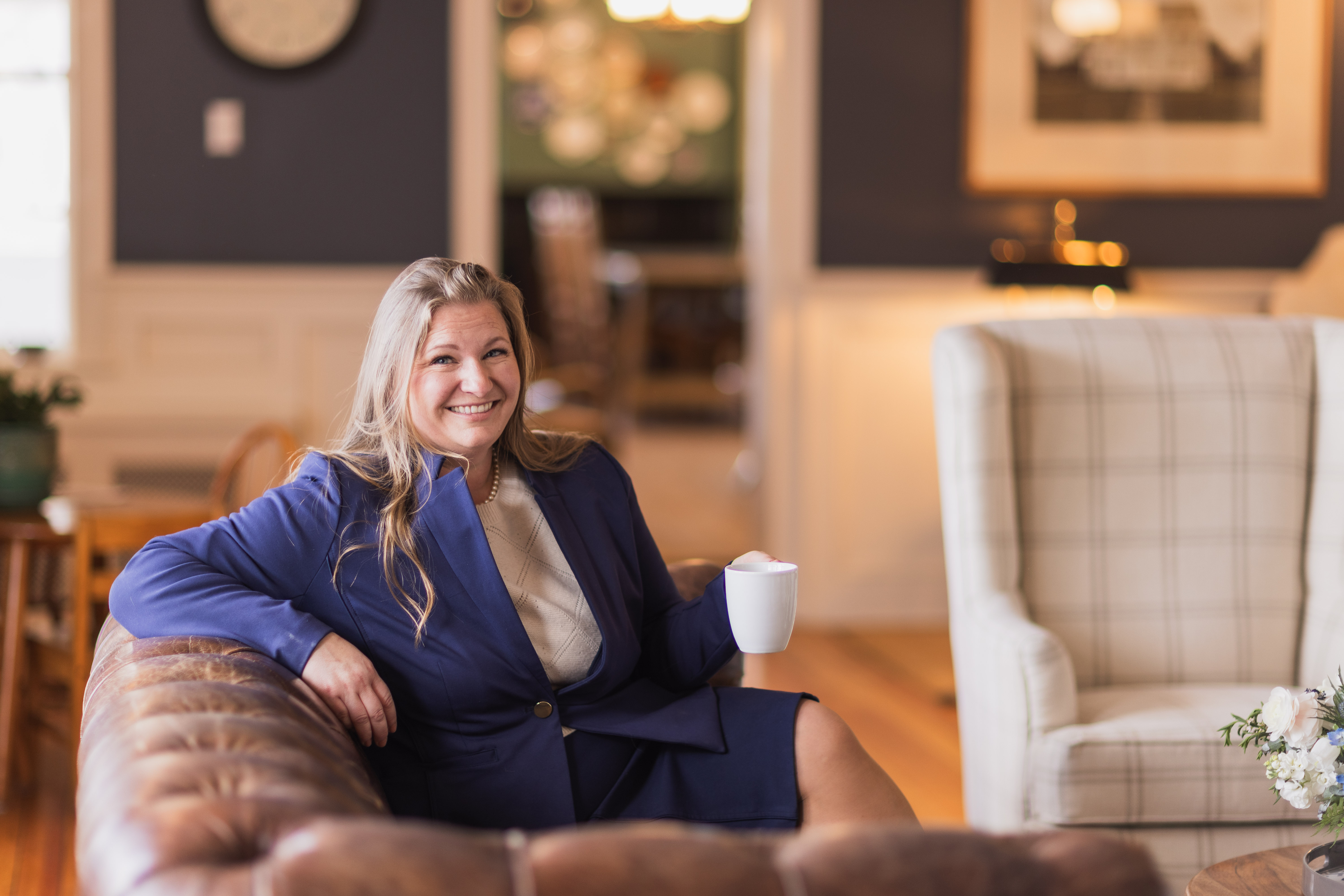 Professional wedding planner headshot