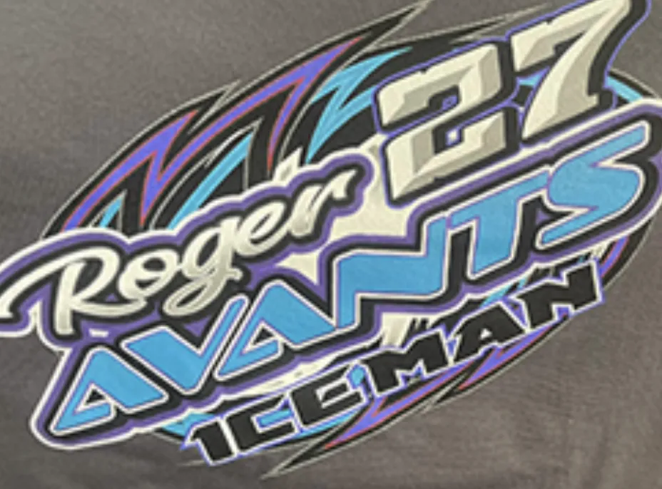 Screen printing in progress with bright ink on fabric