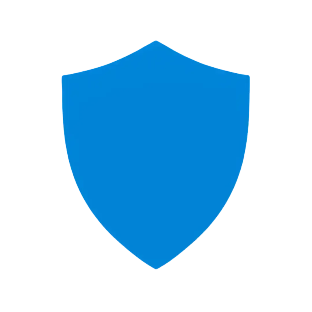 Solid blue shield icon representing Silver Pine I.T.’s cybersecurity posture and enterprise data protection.