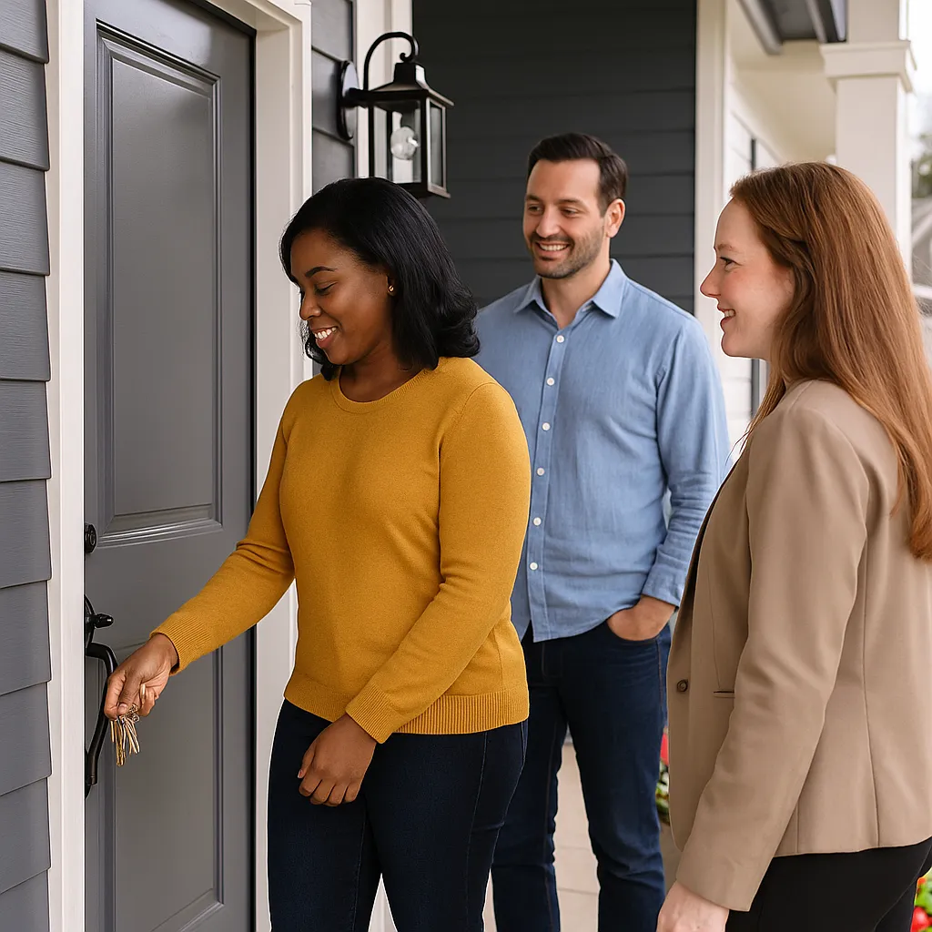 Tulsa first-time home buyers getting keys