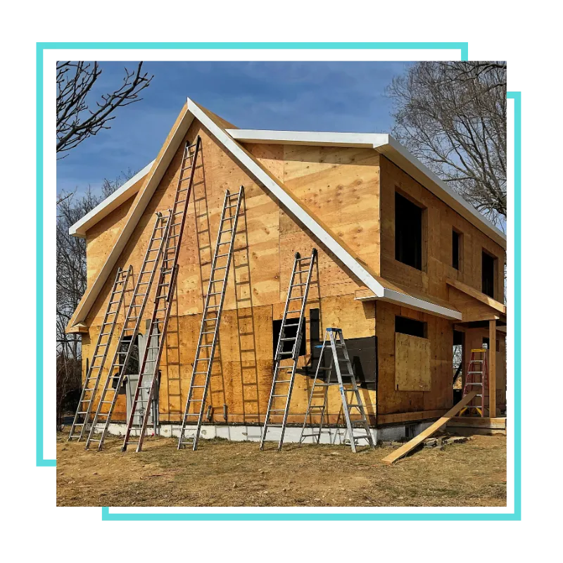 General Contractor in Chantilly, VA reviewing home project plans