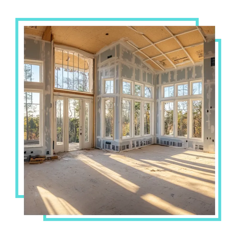 Residential construction services for a Fairfax home project