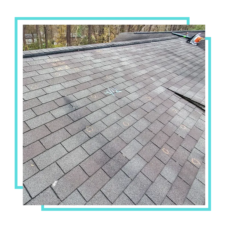 Residential roofing services for a Chantilly home