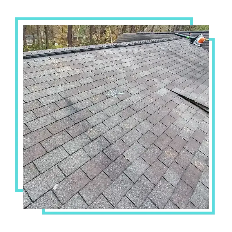 Residential roofing services for a Chantilly home