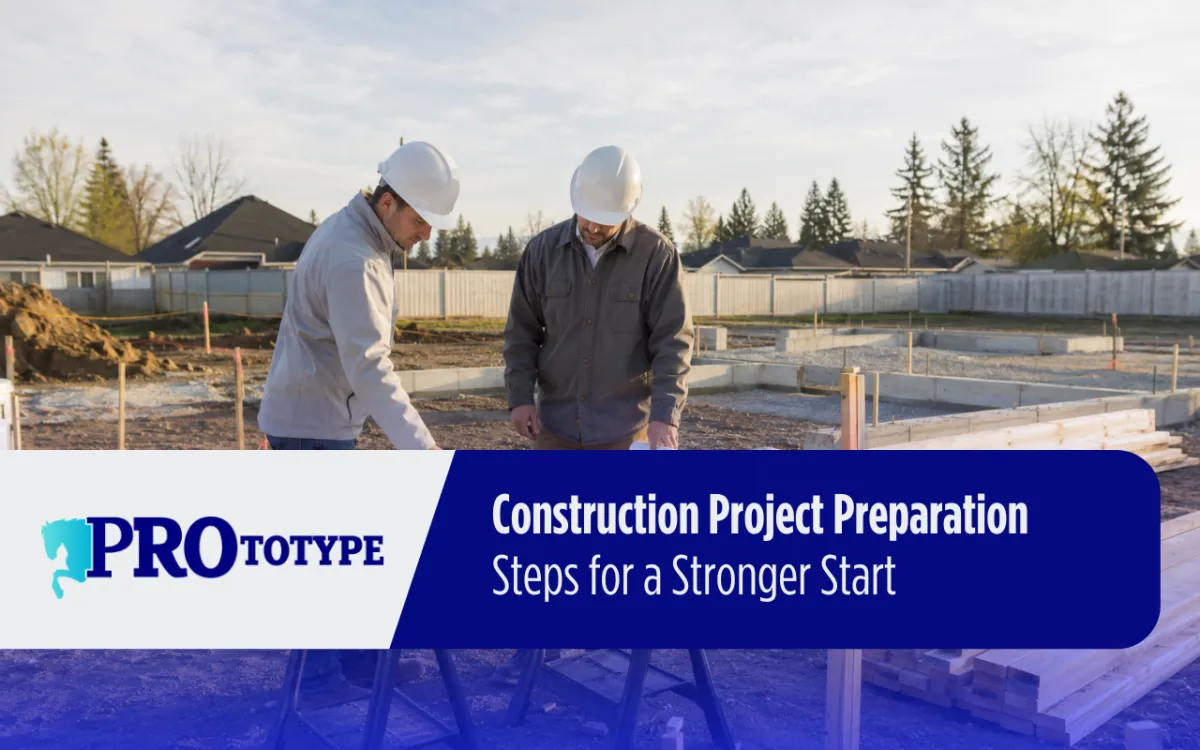 Construction project preparation during an early site review