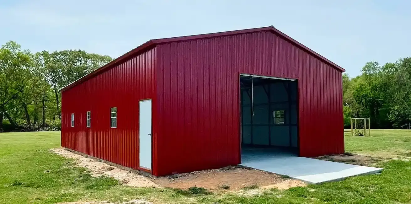 Spacious workshop metal building from Port Metal Building