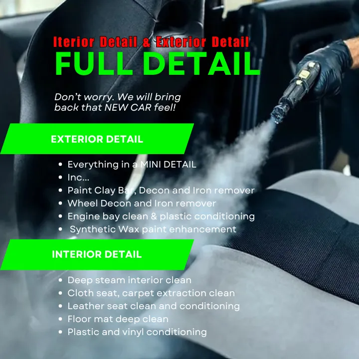 Car Steam Cleaning Perth