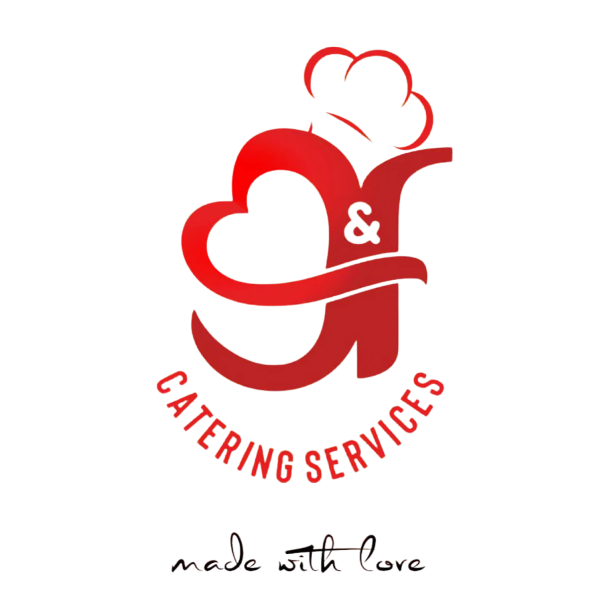 G&F catering services logo, a client of Visibles Digital.