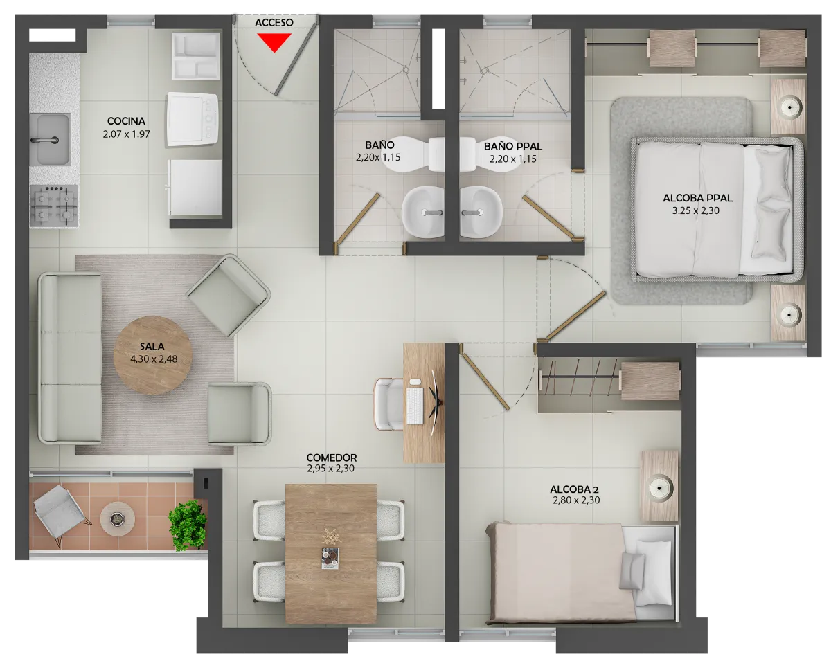 Apartamento Atalia Cali