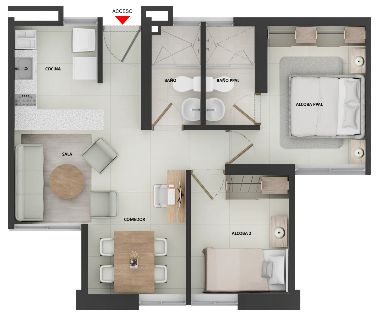Apartamento Atalia Cali