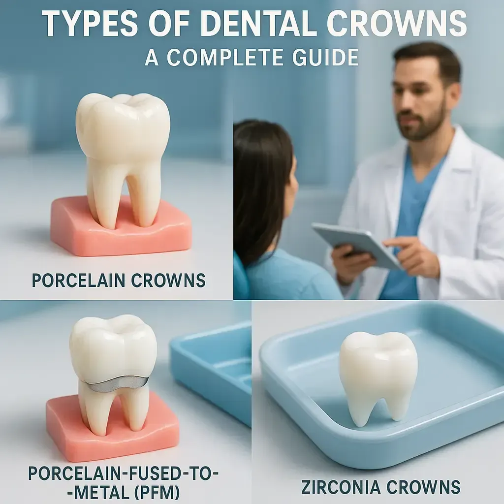 Types of dental crowns and their costs guide at AZ Dental SPA Pennsauken NJ