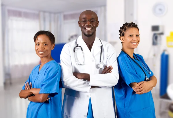 Medical staff at St. Tason Hospital, Benin City, Edo