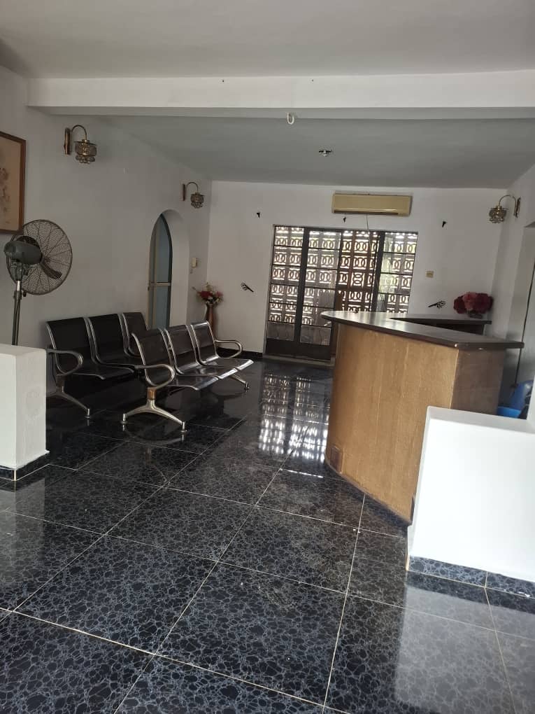 Reception of Ibadan City Medical Centre, Kongi, New Bodija, Ibadan